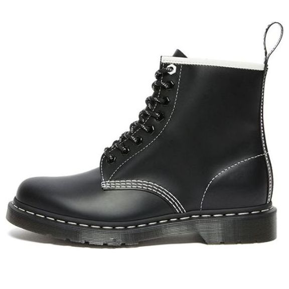 Tenisky a topánky Dr. Martens Contrast Stitch Leather Lace Up Boots Čierna | 27303001, 0