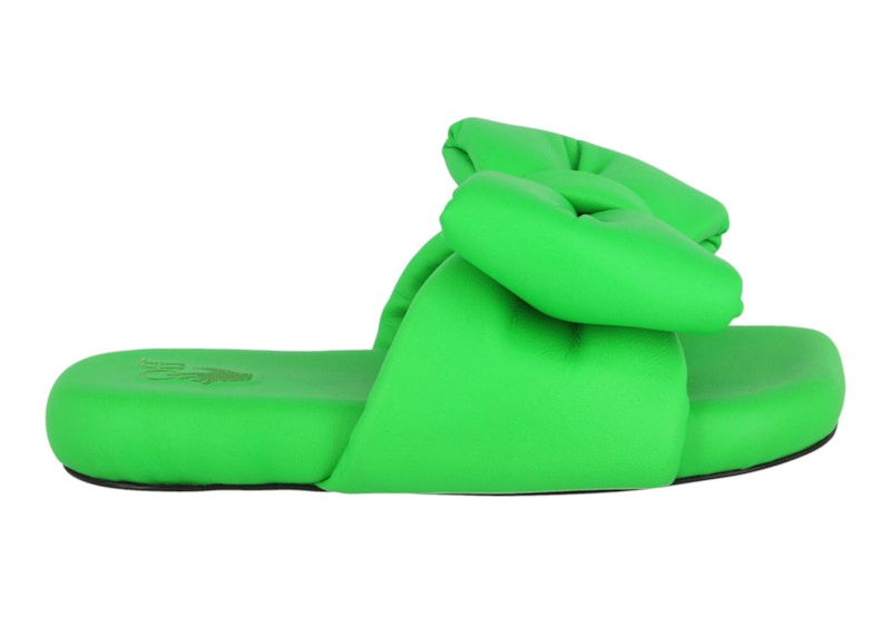 Tenisky a topánky Off-White Nappa Extra Padded Slipper Green W Zelené | OWIC005S22LEA0015500, 0