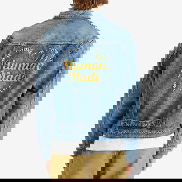 Bunda Human Made Human Made Future Work Denim Jacket, Size Medium Modrá | HM29JK003-IND, 3