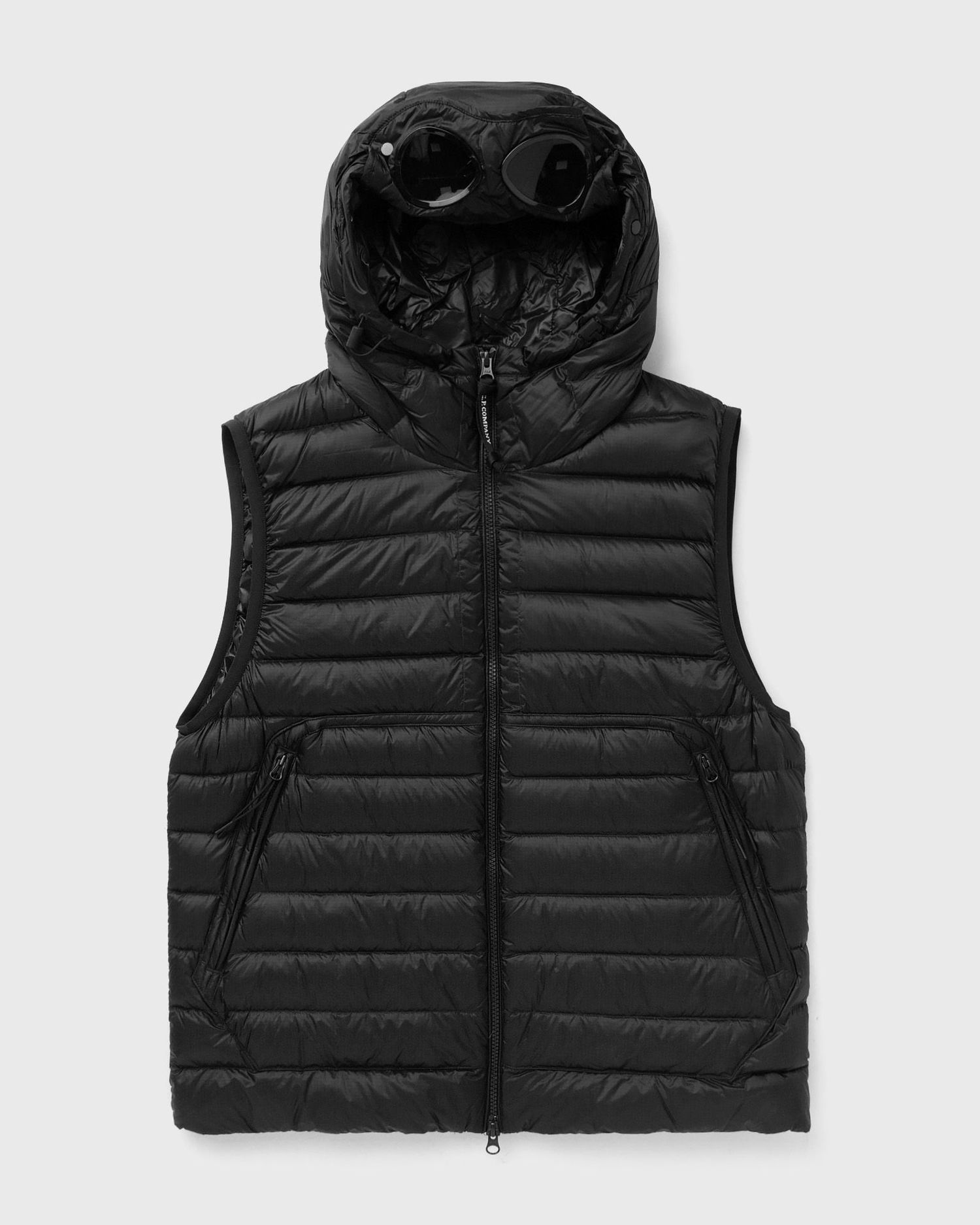 Vesta C.P. Company Goggle Lens Hooded Down Vest Čierna | 19CMVE032A110416A-999, 0