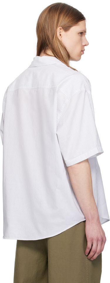 Košeľa AMI AMI Paris Cotton Camp Collar Shirt Biela | HSH292.CO0113, 2