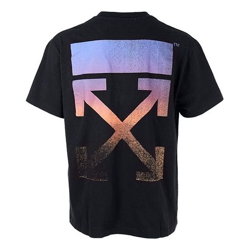 Tričko Off-White Off-White Degrade Arrow Over T-Shirt Čierna | OMAA038F21JER0021084, 0