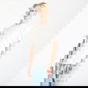 Linear Quilted Tee Ivory