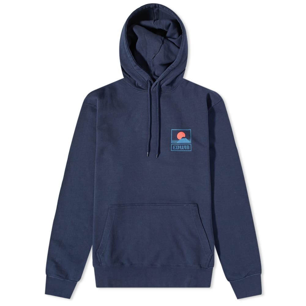 Sunset Mt Fuji Popover Hoody