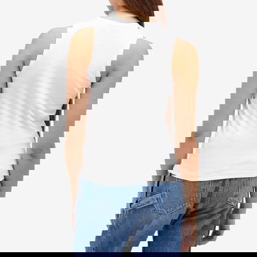Tielko JW Anderson Anchor Embroidery Slim-Fit Vest Biela | JO0248-PG1717-001, 3