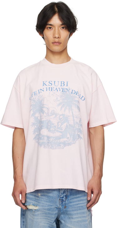 Tričko Ksubi Paradiso Ekcess Graphic T-Shirt Ružová | MPF25TE004, 0