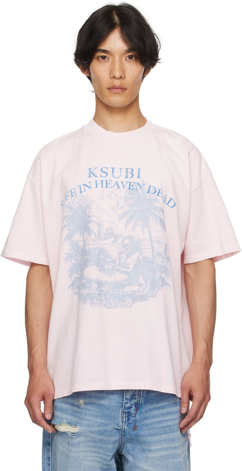 Tričko Ksubi Paradiso Ekcess Graphic T-Shirt Ružová | MPF25TE004