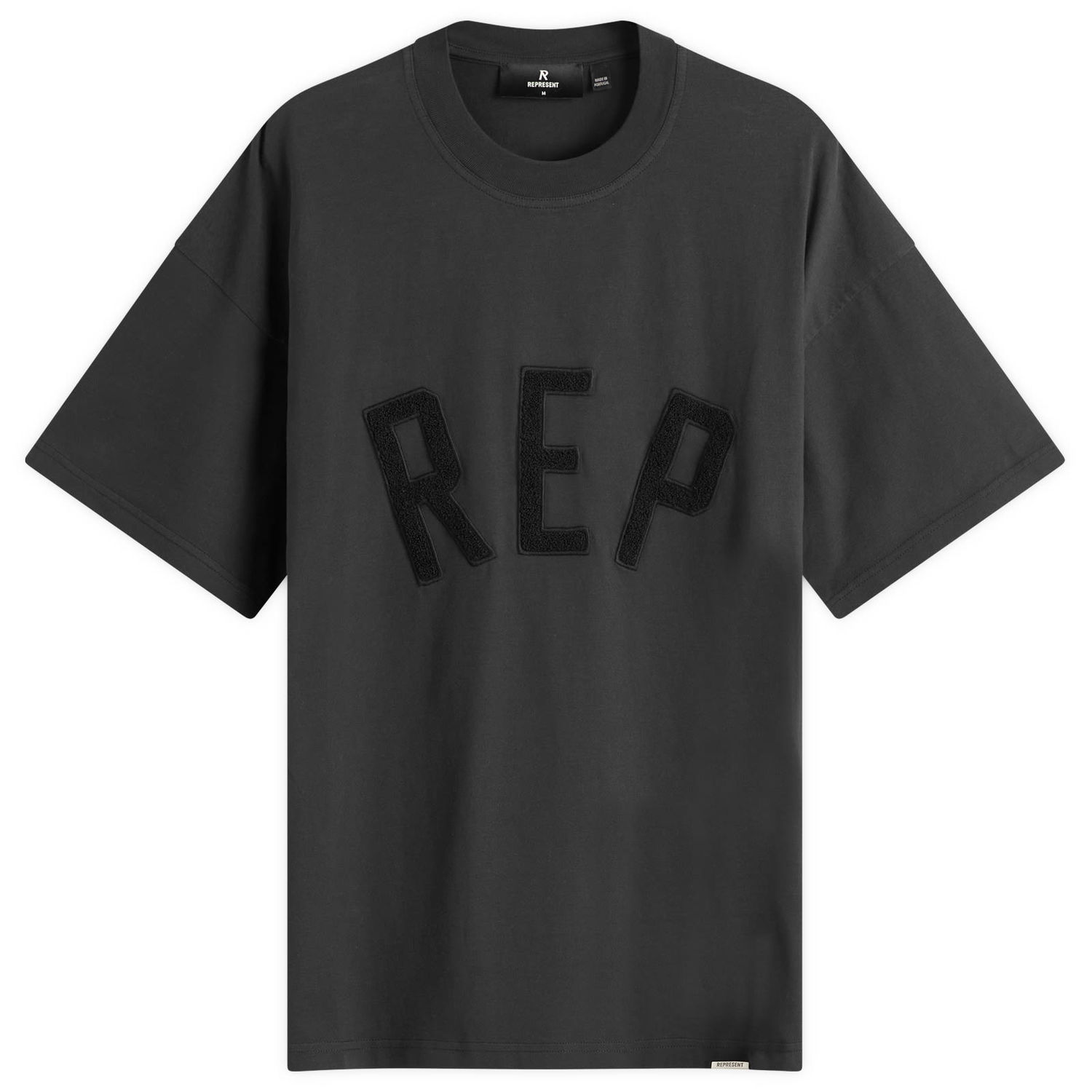 Tričko Represent Clo Rep Applique T-Shirt Čierna | MLM41210-05, 1