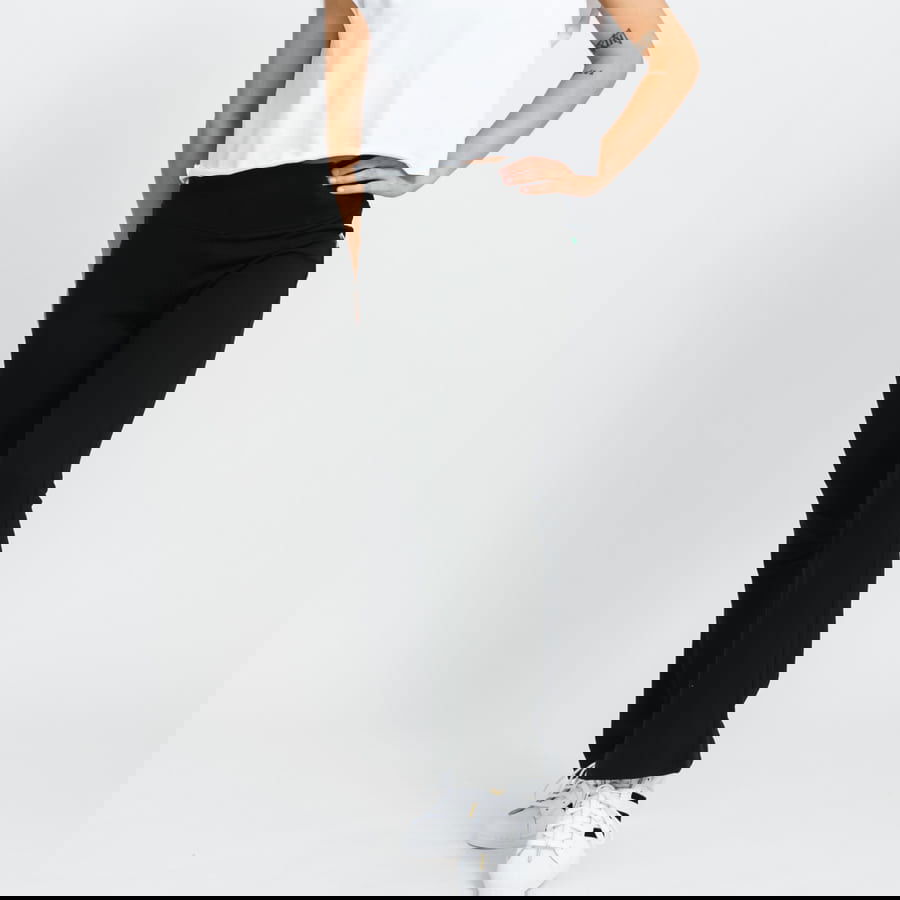 Legíny Urban Classics Organic Interlock Bootcut Leggings Čierna | TB4376 black, 0