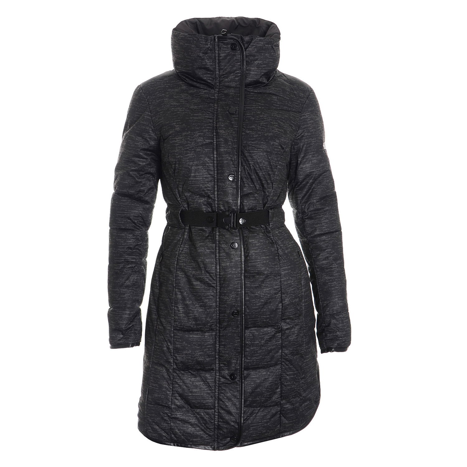 Prešívaná bunda Champion Camille Quilted Belted Jacket Čierna | CHBG173207-001, 0