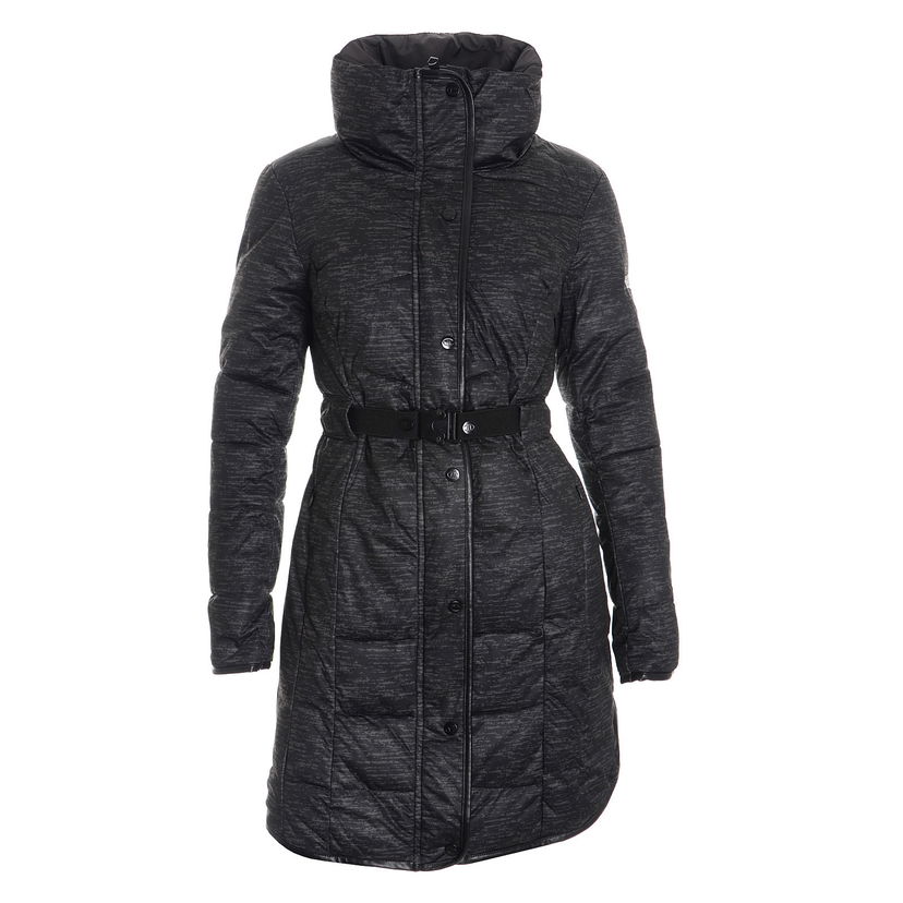 Prešívaná bunda Champion Camille Quilted Belted Jacket Čierna | CHBG173207-001