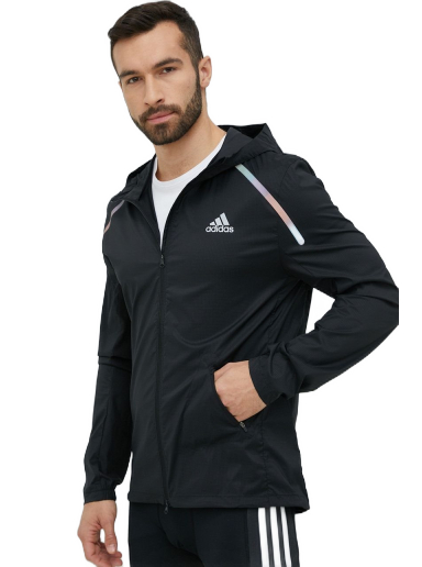 Vetrovka adidas Performance Marathon Jacket Čierna | HK5637