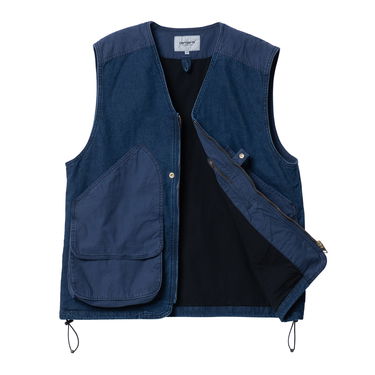 Vesta Carhartt WIP Alma Vest "Blue stone washed" Navy | I031929_01_06, 9