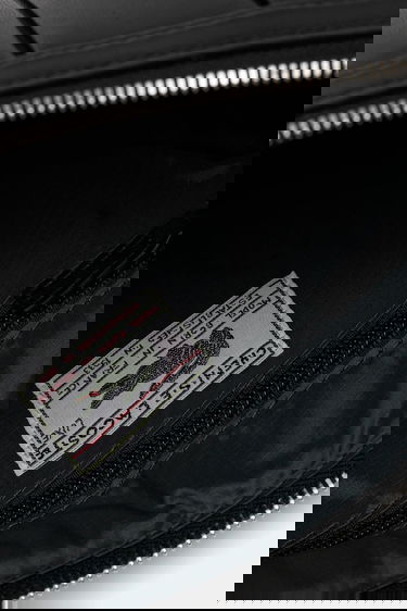 Taška cez rameno Lacoste Lacoste Pleated Leather Shoulder Bag Čierna | NU5015DP, 6