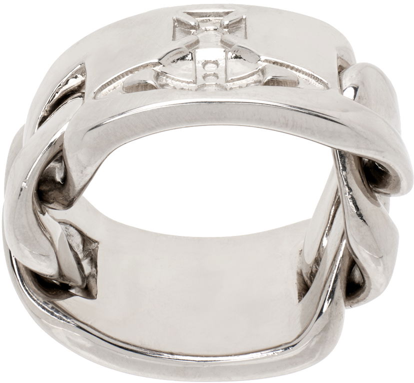 Prsteň Vivienne Westwood Janus Ring Šedá | 64040168-01P019-FJ