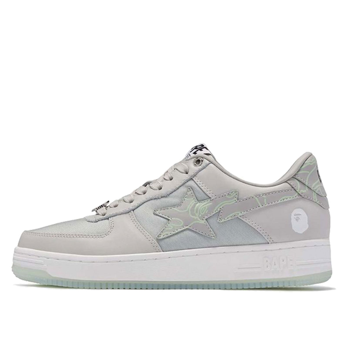 Tenisky a topánky BAPE Bape Sta "Text Code Camo Grey" Šedá | 1I20191007-GRY, 1