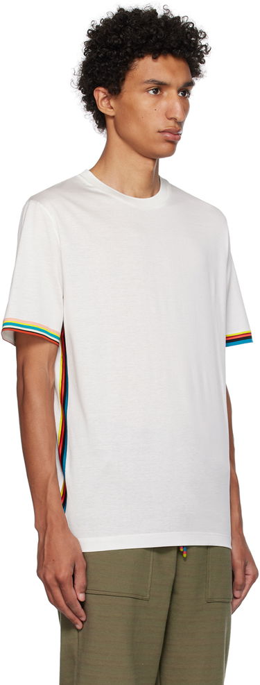 Tričko Paul Smith Paul Smith Stripe T-Shirt Biela | M1R-919TP-L00088-01, 1