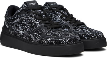 Tenisky a topánky Balmain Balmain B-Court Galaxy Print Čierna | EM0VI372LSVG, 3