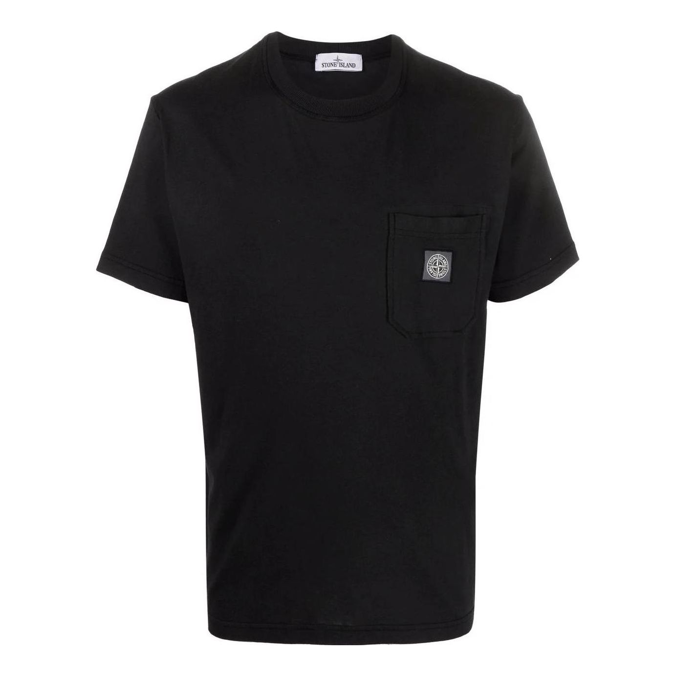 Tričko Stone Island Pocket Classic Logo Patch T-Shirt Čierna | 761521957-V0029, 0