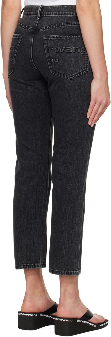 Džínsy Alexander Wang OG High-Rise Stovepipe Jeans Čierna | 4DC1254607, 2