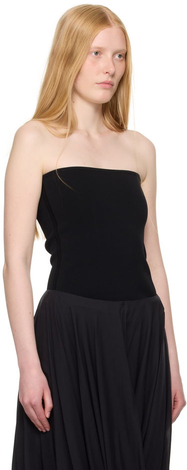 Tielko TOTEME TOTEME Compact Knit Tube Top Čierna | 253-WRT0575-YA0187, 1