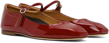 Oblečenie Aeyde Aeyde Uma Ballerina Flats Červená | A11-FL-RAZS08FL-123-406-048, 3