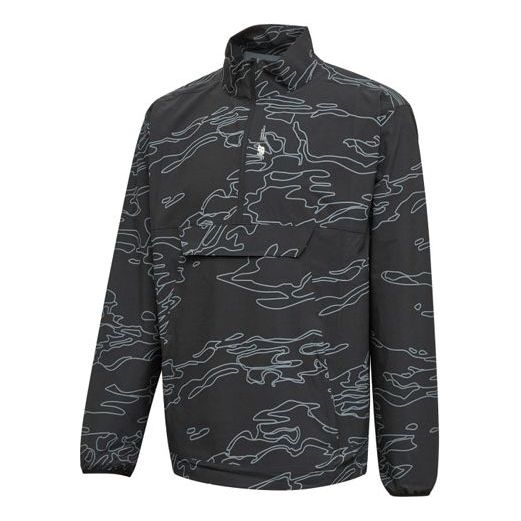 Vetrovka New Balance Printed Anorak Jacket Čierna | MT11179-BPT