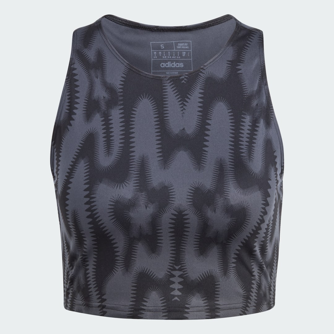 Printed Yoga Studio Crop Top