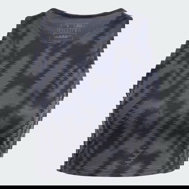 Podprsenka adidas Performance Printed Yoga Studio Crop Top Čierna | IS2976, 3