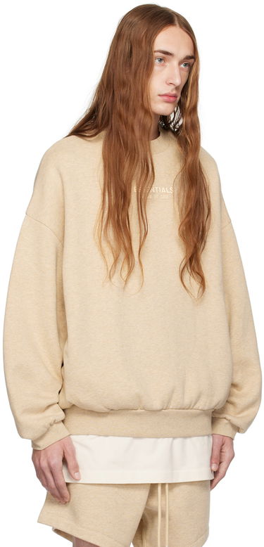 Sveter Fear of God Fear of God Essentials Crewneck Béžová | 192BT232043F, 1