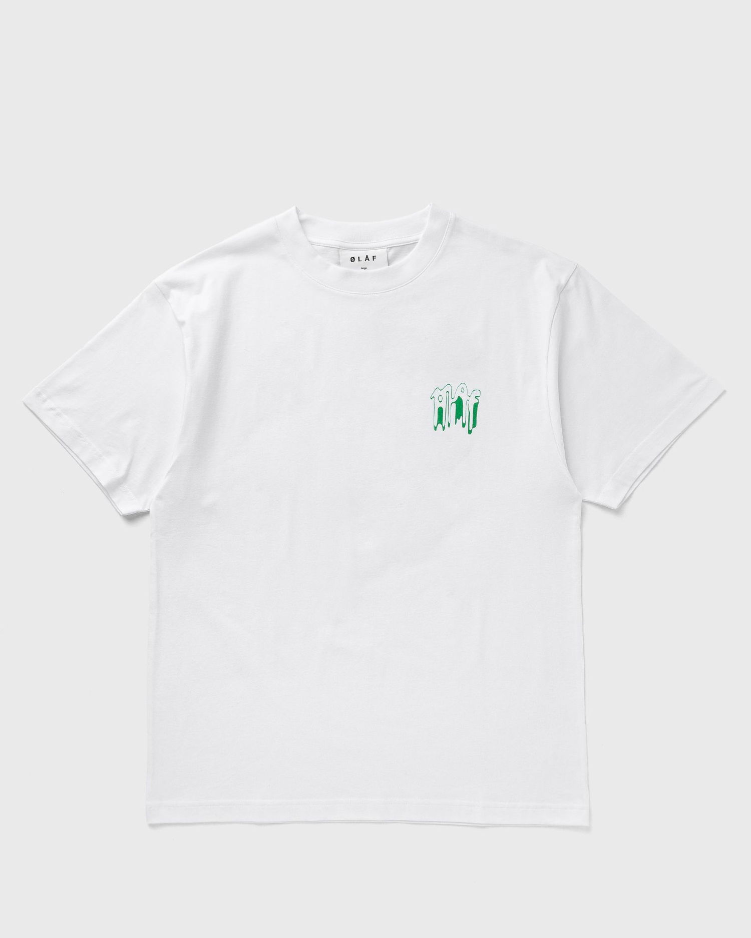 Tričko ØLÅF Olaf Smudge Graphic T-Shirt Biela | M200112-OPTICAL-WHITE, 0