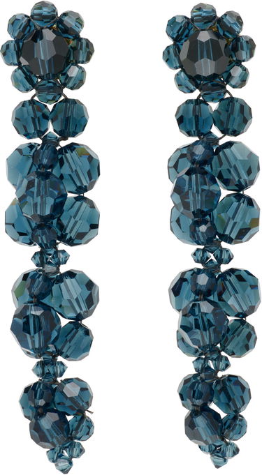 Náušnice Simone Rocha Simone Rocha Cluster Drip Crystal Earrings Modrá | ERG546 0903, 0