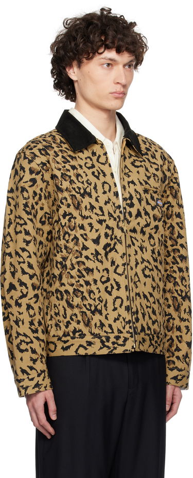 Bunda WACKO MARIA WACKO MARIA x Dickies Leopard Print Work Jacket Béžová | 25SS-WMO-DC03, 1