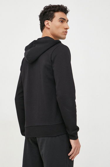 Mikina Lacoste Kangaroo Pocket Sweatshirt Čierna | SH9626, 1
