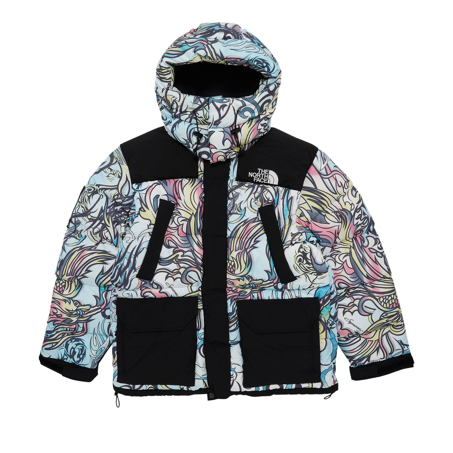 Parka Supreme The North Face x 700-Fill Down Parka Rôznofarebný | FW22J6 MULTICOLOR DRAGON, 1