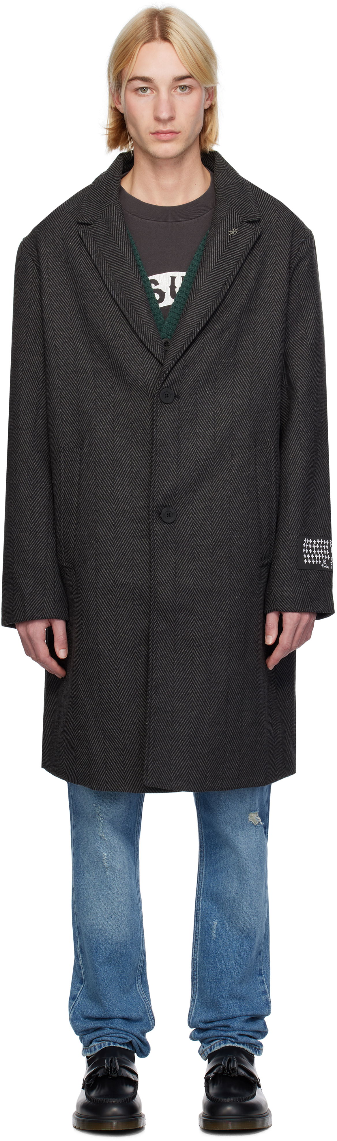 Kabáty Ksubi Battery Coat Šedá | MFA24JK006, 0