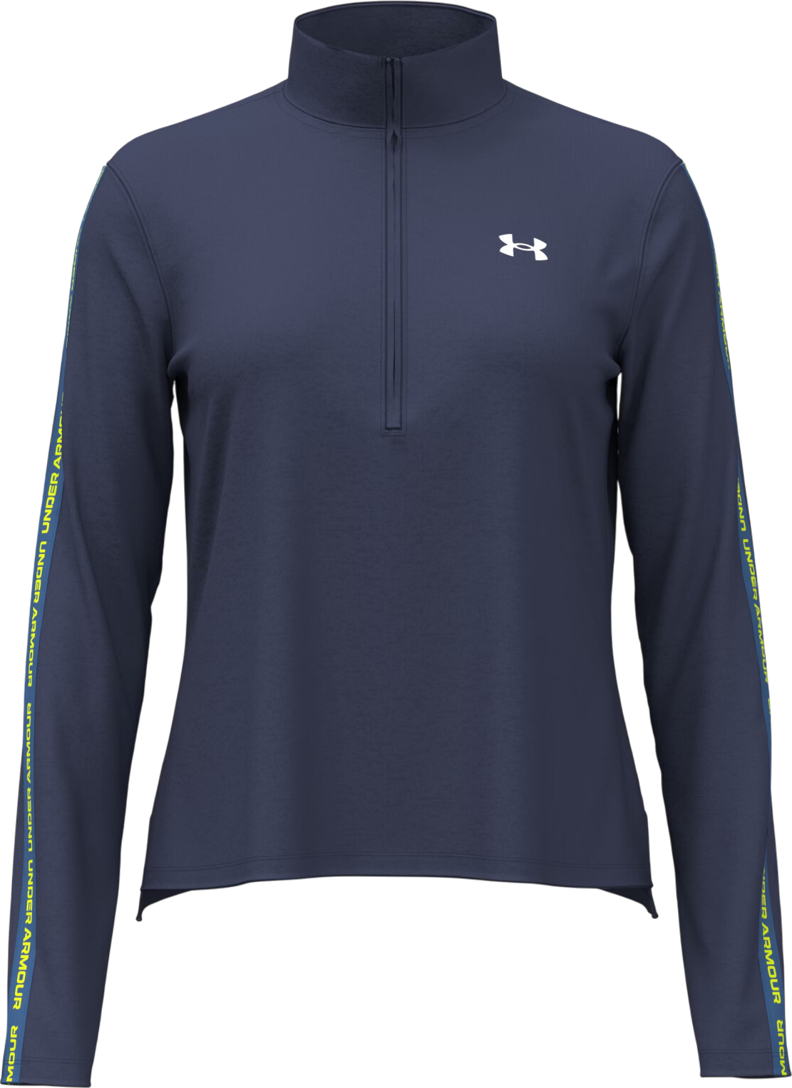 Tričko Under Armour Long-Sleeve ½ Zip Top UA Tech™ Wordmark Tape Navy | 6005100-403, 0