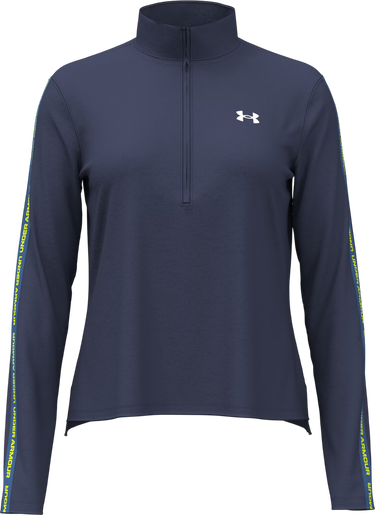Tričko Under Armour Long-Sleeve ½ Zip Top UA Tech™ Wordmark Tape Navy | 6005100-403, 0