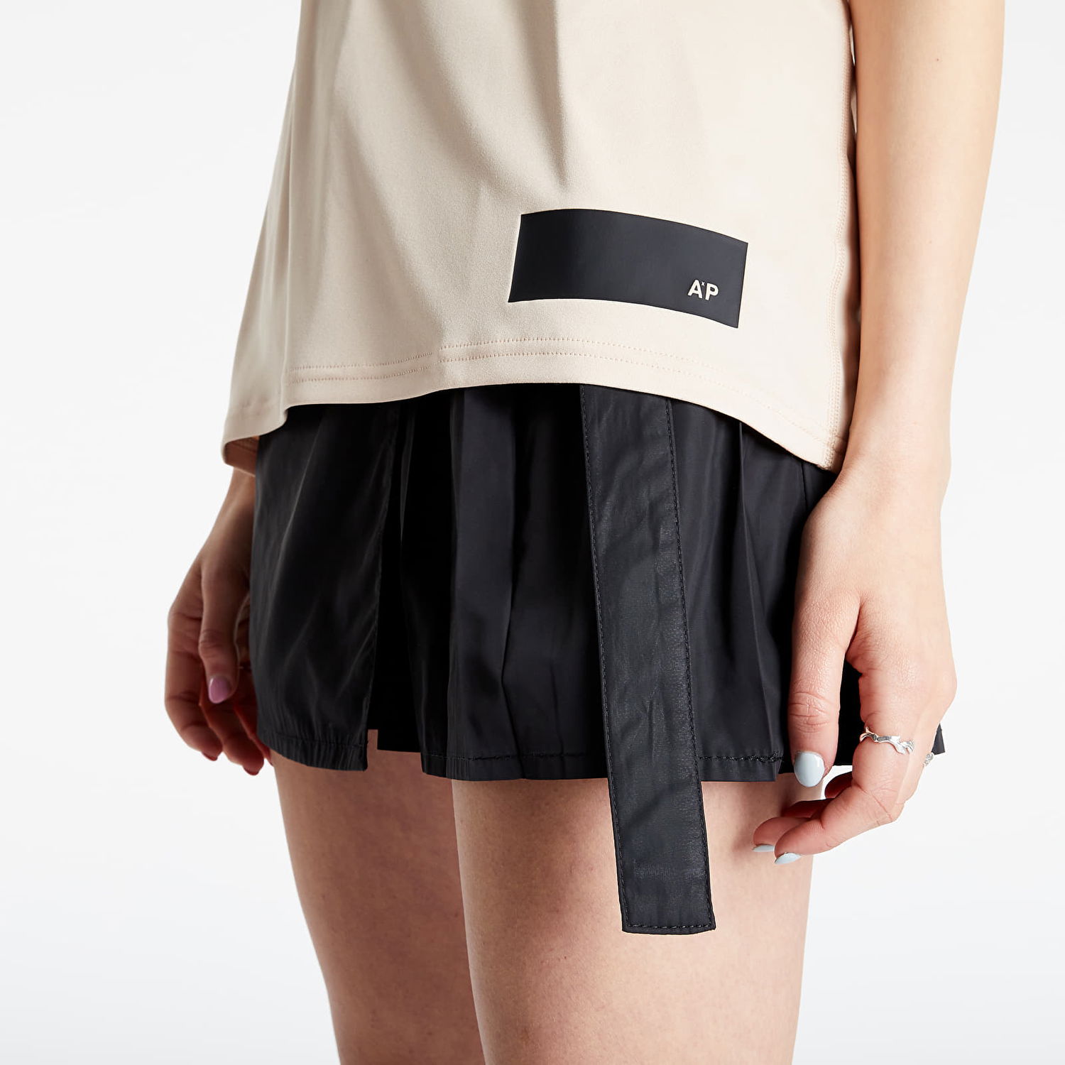 Tielko adidas Performance Parley Mission Kit Run for the Oceans Tank Top Béžová | H61669, 1