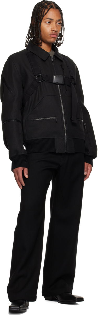 Nohavice Rick Owens Concordians Geth Wide-leg Twill Trousers Čierna | RU02E1333 WD, 3