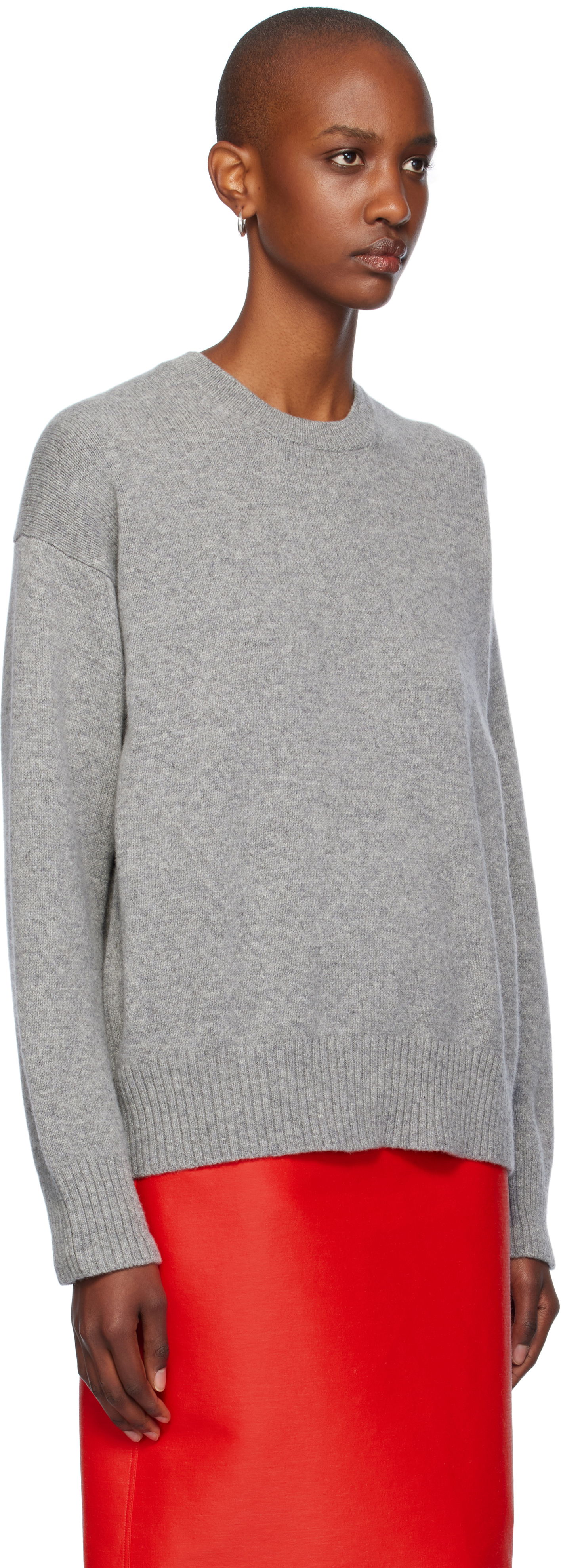 Sveter &Daughter Slouch Crewneck Sweater Šedá | HKN03900, 1