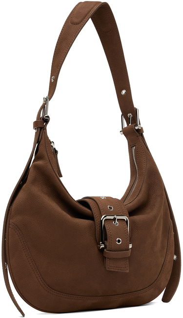 Taška cez rameno OSOI Leather Shoulder Bag with Buckle Hnedá | 24FWB05004048, 1