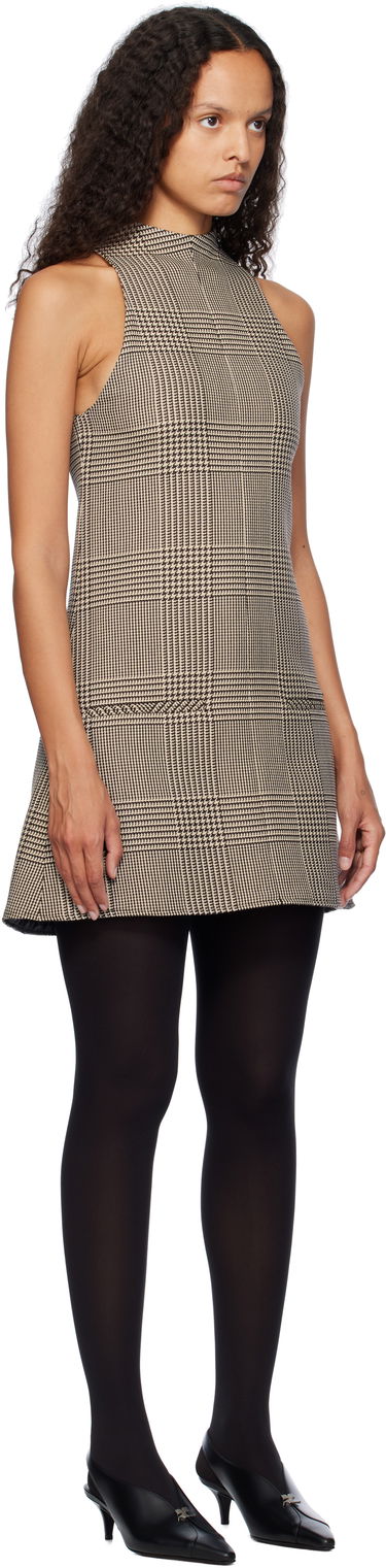 Šaty Courrèges Sleeveless Prince Of Wales A-Line Mini Dress Čierna | 324CRO456PL0165, 1