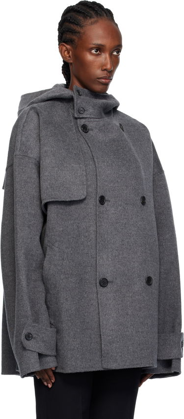 Kabáty JW Anderson JW Anderson Oversized Peacoat Šedá | CO0343-PG1559, 1