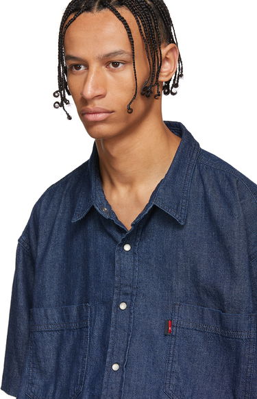 Košeľa VETEMENTS Levi's Edition Oversized Denim Shirt Navy | WAH19SH101, 3