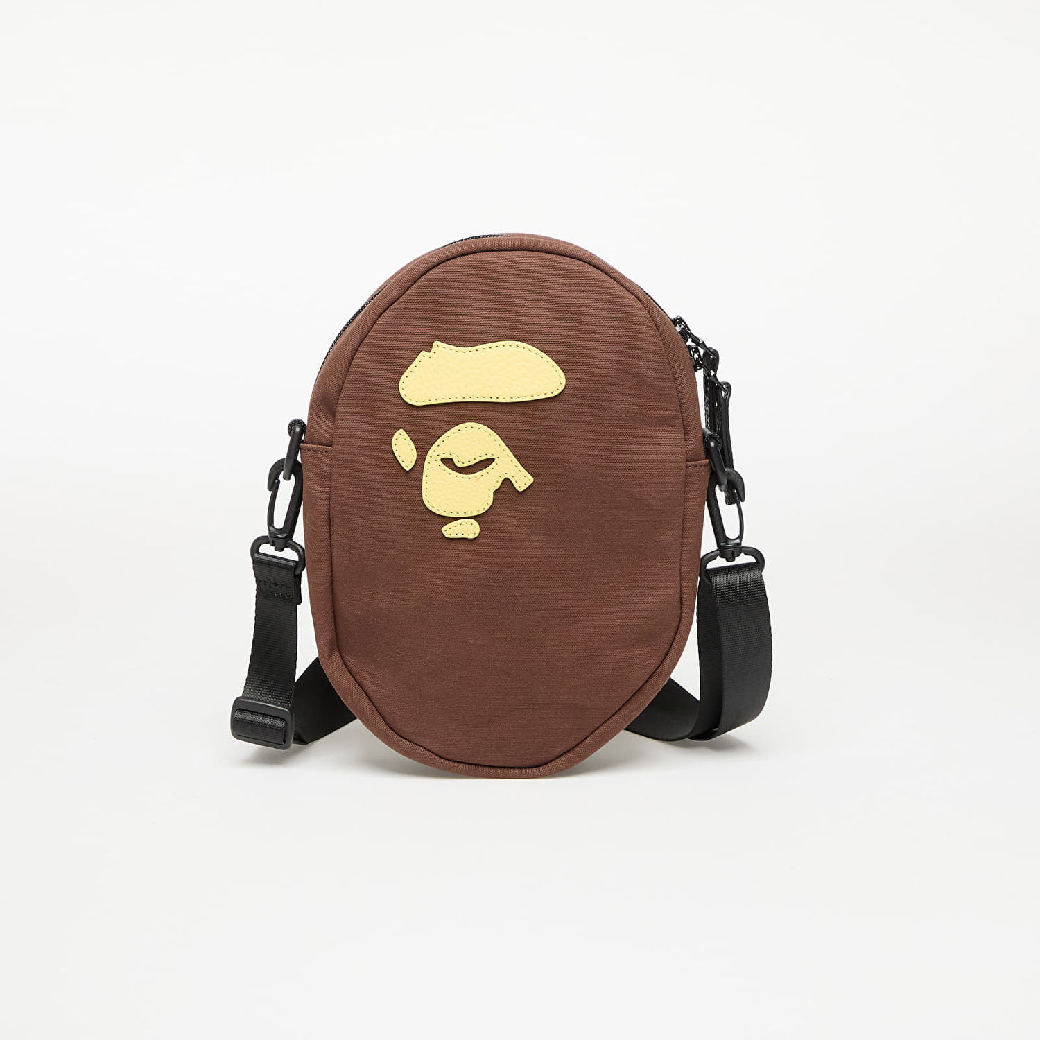 Taška cez rameno BAPE A BATHING APE Ape Head Shoulder Bag Hnedá | 001SGL301002MBRW, 0