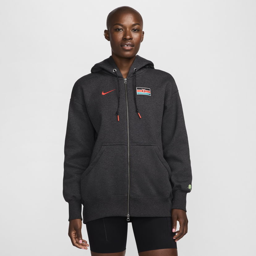 Mikina Nike Team Kenya Phoenix Fleece Čierna | FJ3226-032