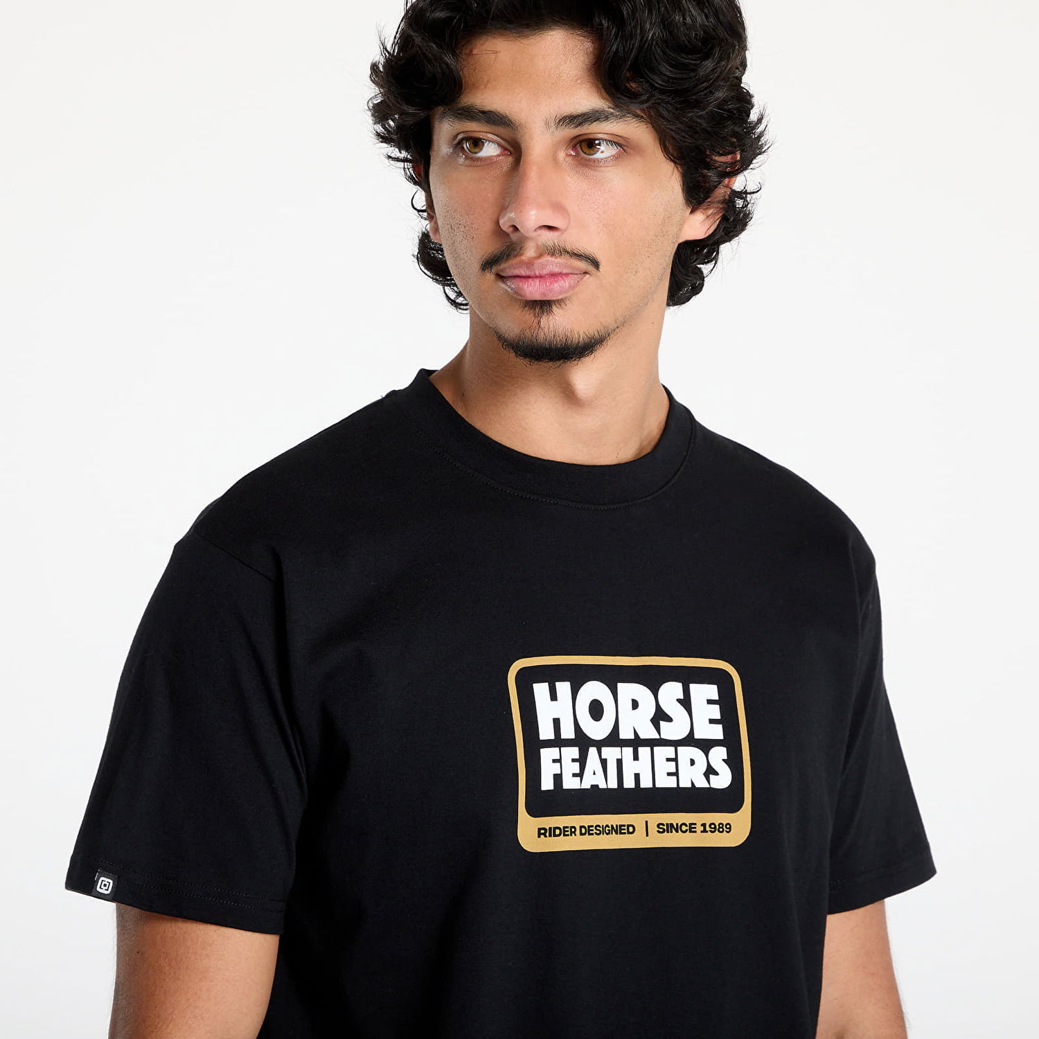 Tričko Horsefeathers Millennium T-Shirt Black M Čierna | SM1358A, 1