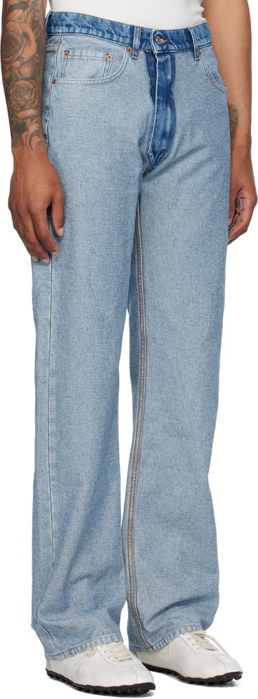 Džínsy Maison Margiela MM6 Maison Margiela Straight-Leg Jeans Modrá | SH0LA0026 M30018, 1