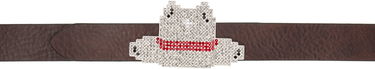 Opasok Maison Margiela Maison Margiela Crystal Cowboy Belt Hnedá | SM2TP0002 SV0266, 0